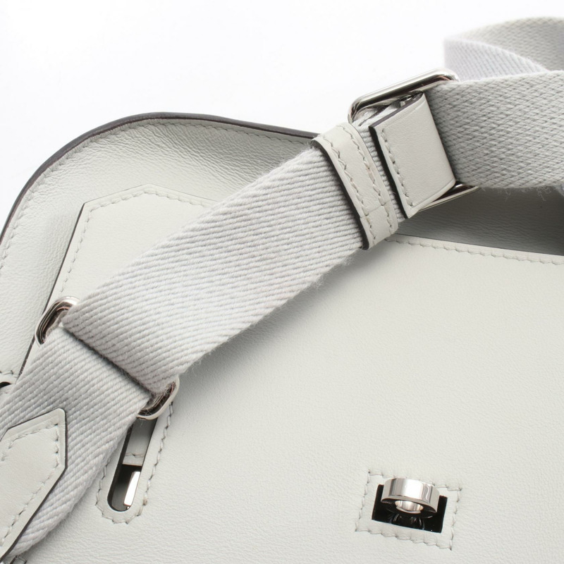 愛馬仕 Jypsiere 迷你斜挎包，Swift 皮革，灰色，二手，女士，帶五金配件。-5