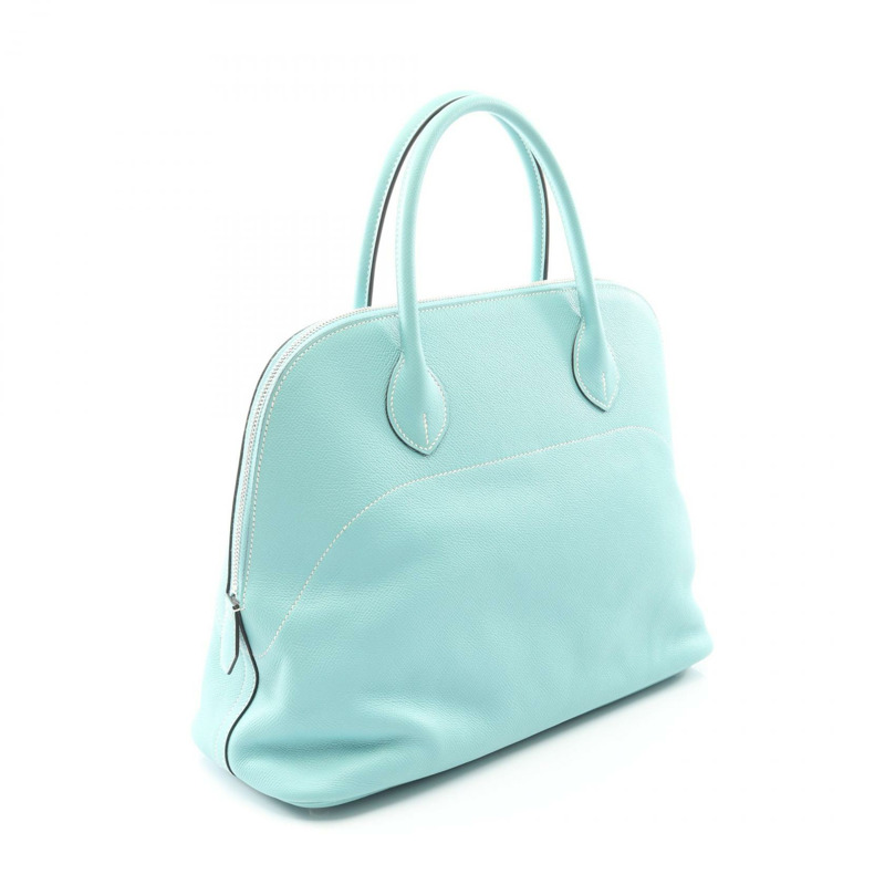 愛馬仕 Bolide Relax 35 手提包，Epsom 皮革，藍色，二手，女士，帶五金配件-1