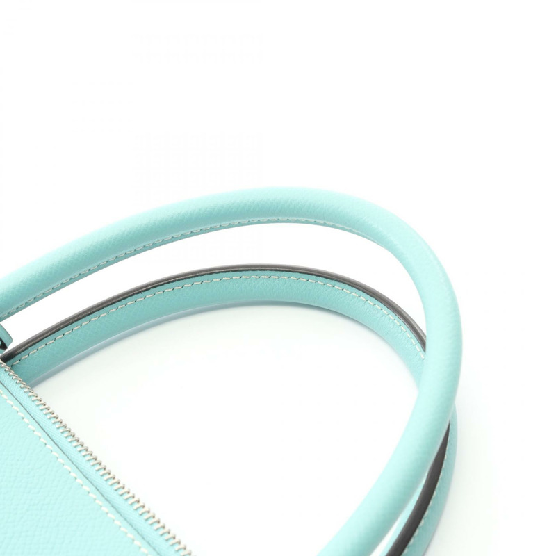 愛馬仕 Bolide Relax 35 手提包，Epsom 皮革，藍色，二手，女士，帶五金配件-6