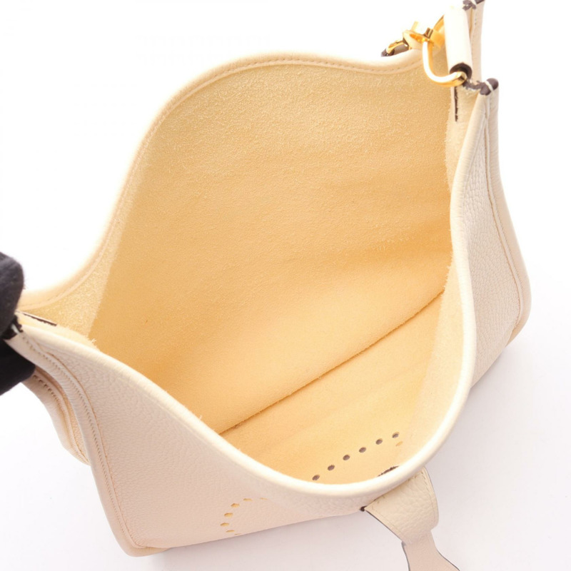 愛馬仕 Evelyne 3 PM 單肩包 Z Taurillon Clemence Nata 二手女士 GHW-2