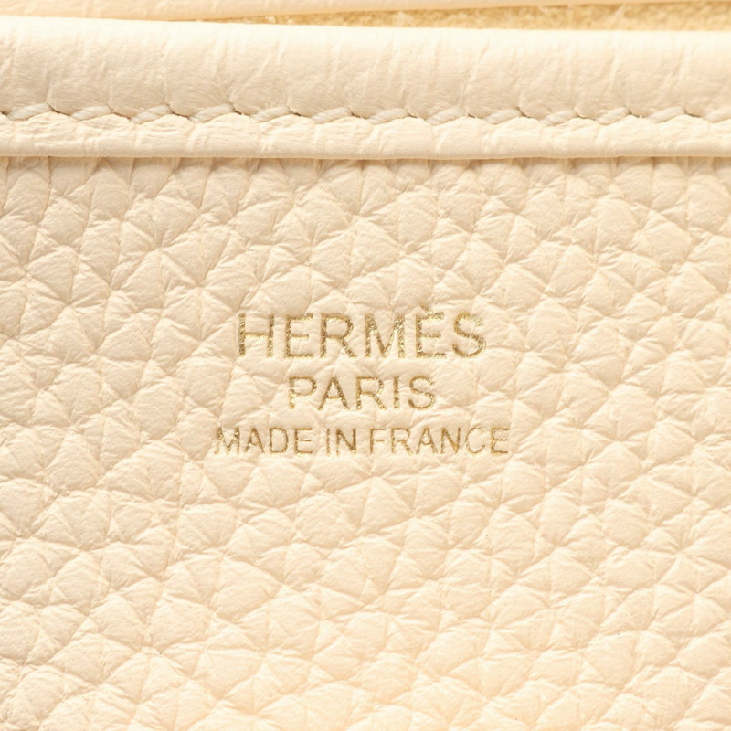 愛馬仕 Evelyne 3 PM 單肩包 Z Taurillon Clemence Nata 二手女士 GHW-3