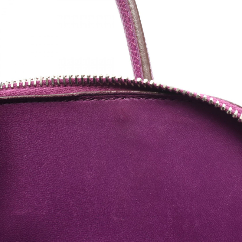 愛馬仕 Bolide27 單肩手提包，Epsom 皮革，紫色海葵圖案，二手女款，R SHW-5