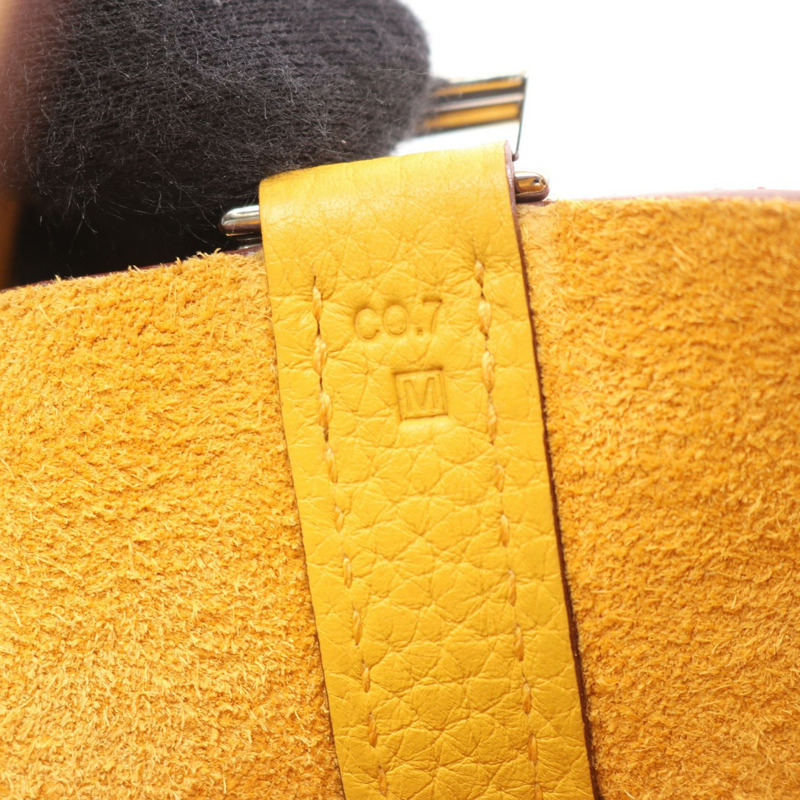 愛馬仕 Picotin Lock PM 手提包 M 碼 Taurillon Clemence 皮革 Soleil 二手 SHW-4