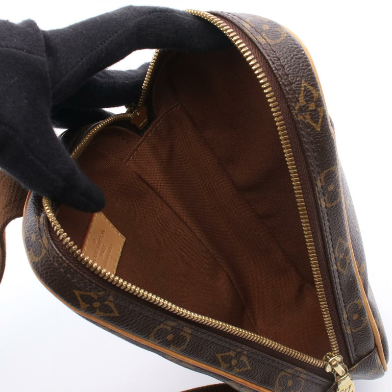 路易威登 Pochette Gange 腰包 M51870 Monogram 帆布 棕色 二手 男女通用-2