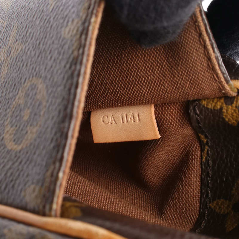 路易威登 Pochette Gange 腰包 M51870 Monogram 帆布 棕色 二手 男女通用-4