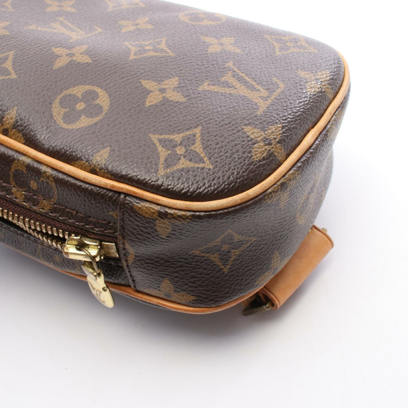 路易威登 Pochette Gange 腰包 M51870 Monogram 帆布 棕色 二手 男女通用-6