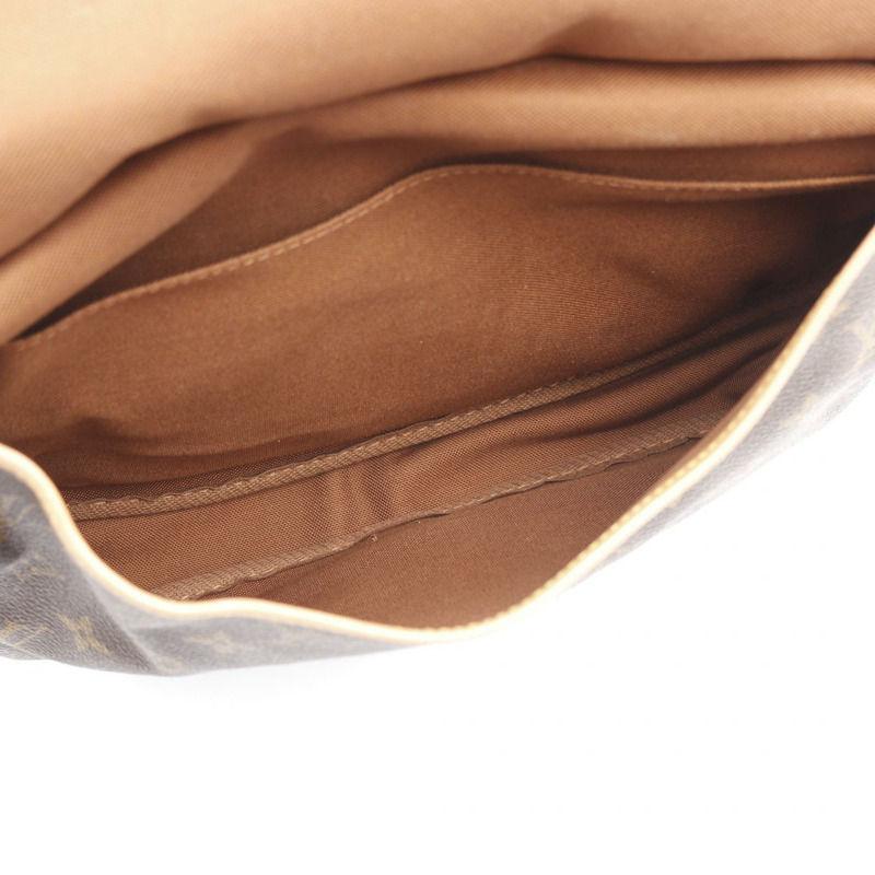 路易威登 Saumur 30 肩挎包 M42256 Monogram 皮革 棕色 LV-2