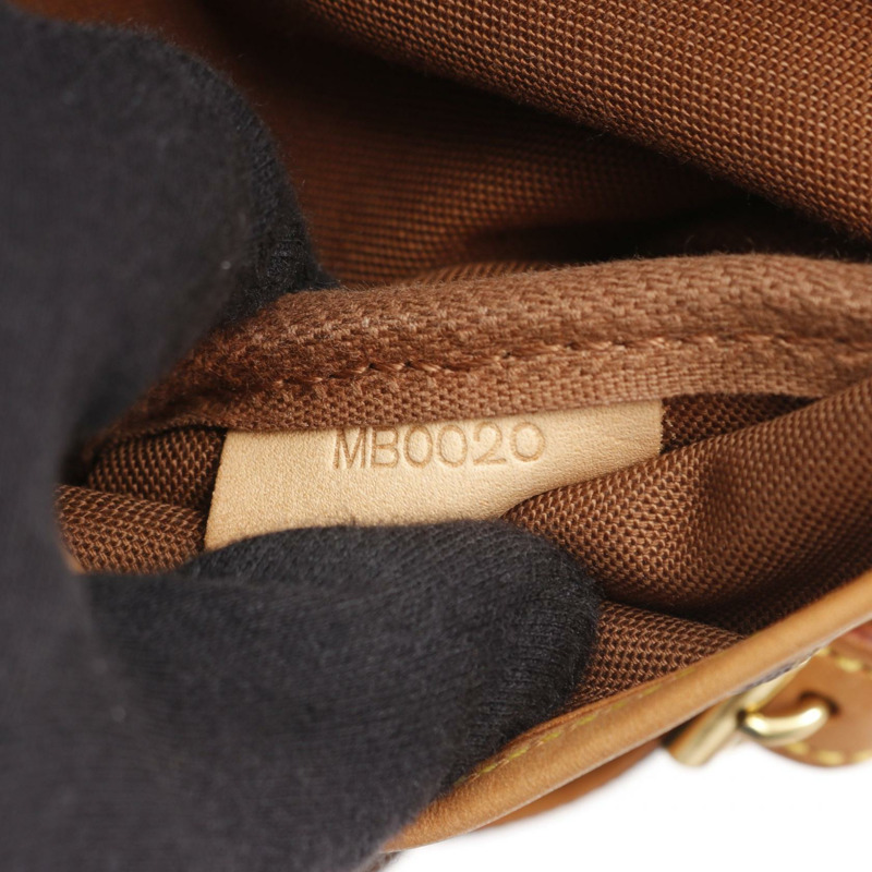 路易威登 Saumur 30 肩挎包 M42256 Monogram 皮革 棕色 LV-5