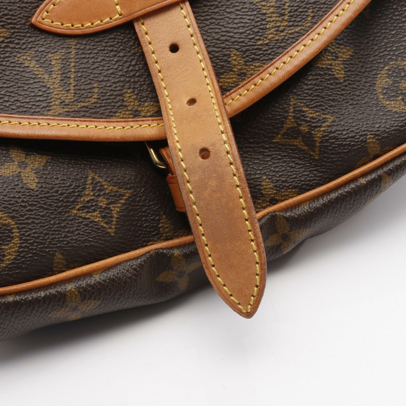 路易威登 Saumur 30 肩挎包 M42256 Monogram 皮革 棕色 LV-11