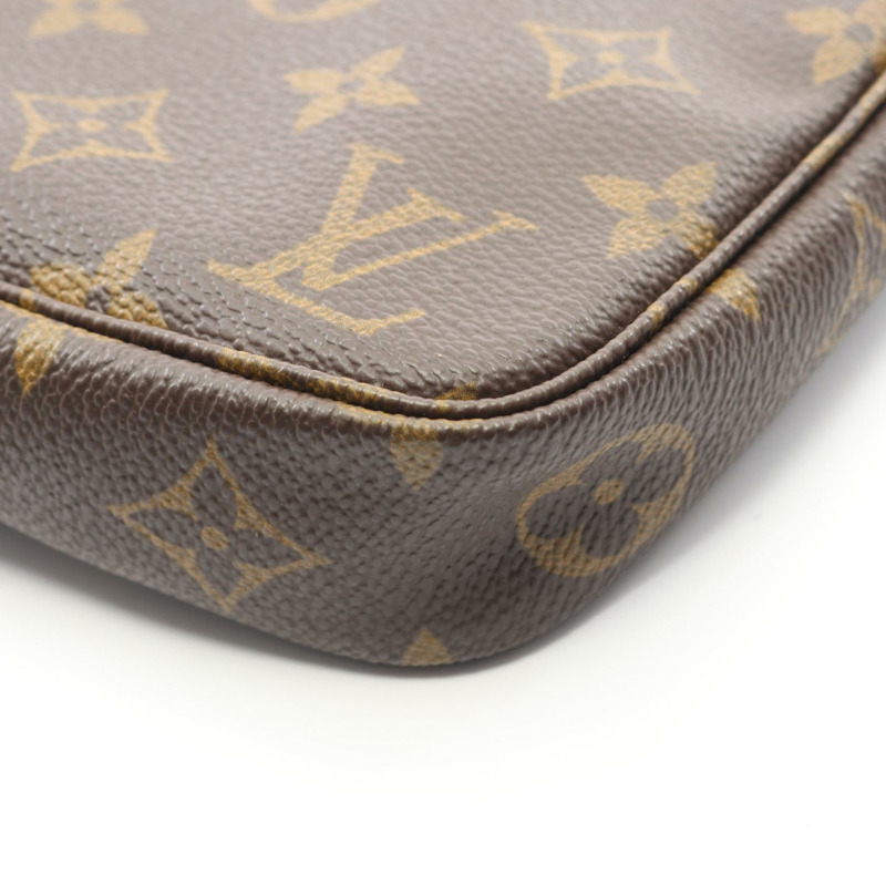 路易威登 Pochette Accessoires 手提包 M51980 Monogram 棕色皮革-5