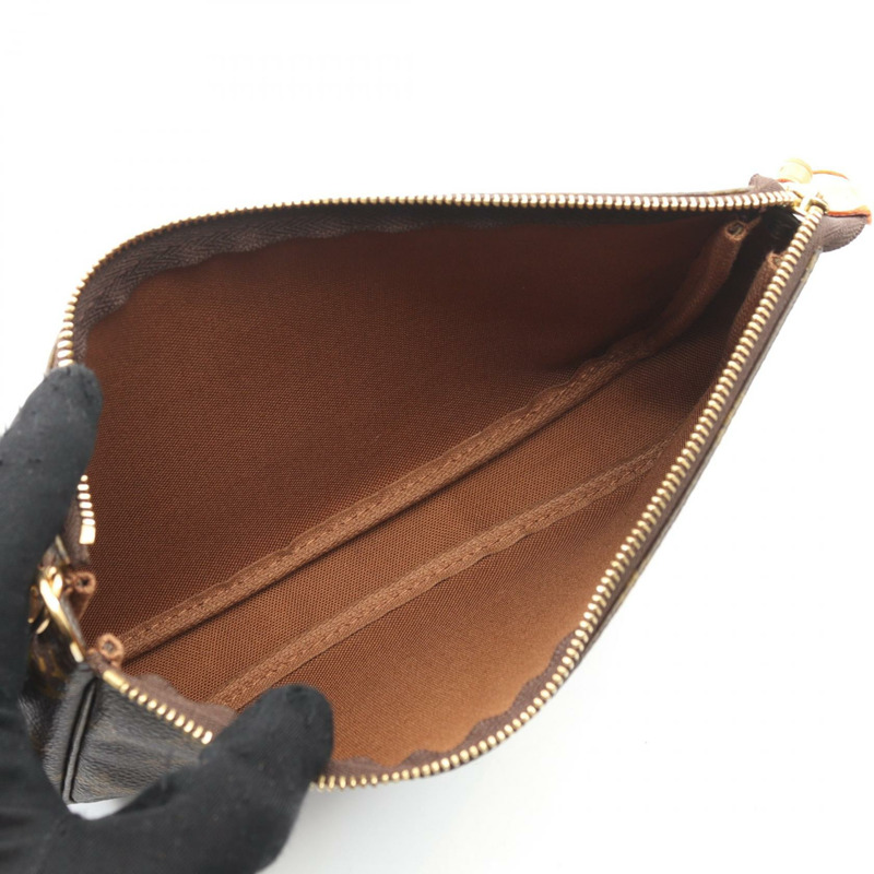 路易威登 Pochette Accessoires 手提包 M51980 Monogram 棕色皮革-2