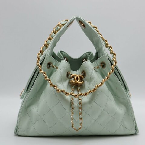 CHANEL 25 Hobo bag - 小號薄荷綠金