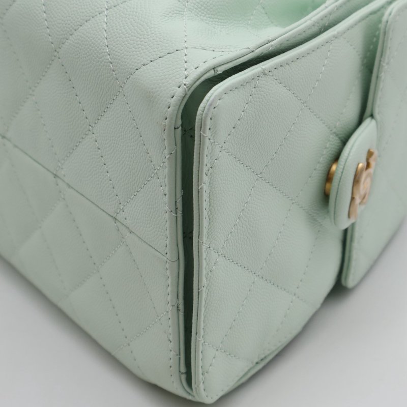 CHANEL 25 Hobo bag - 小號薄荷綠金-9