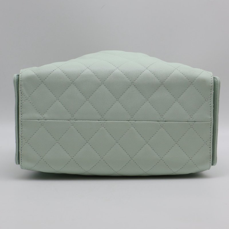 CHANEL 25 Hobo bag - 小號薄荷綠金-10