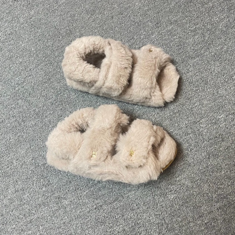 促銷品 Max Mara-Sandyc 🐻 毛毛拖鞋 #35 36-0