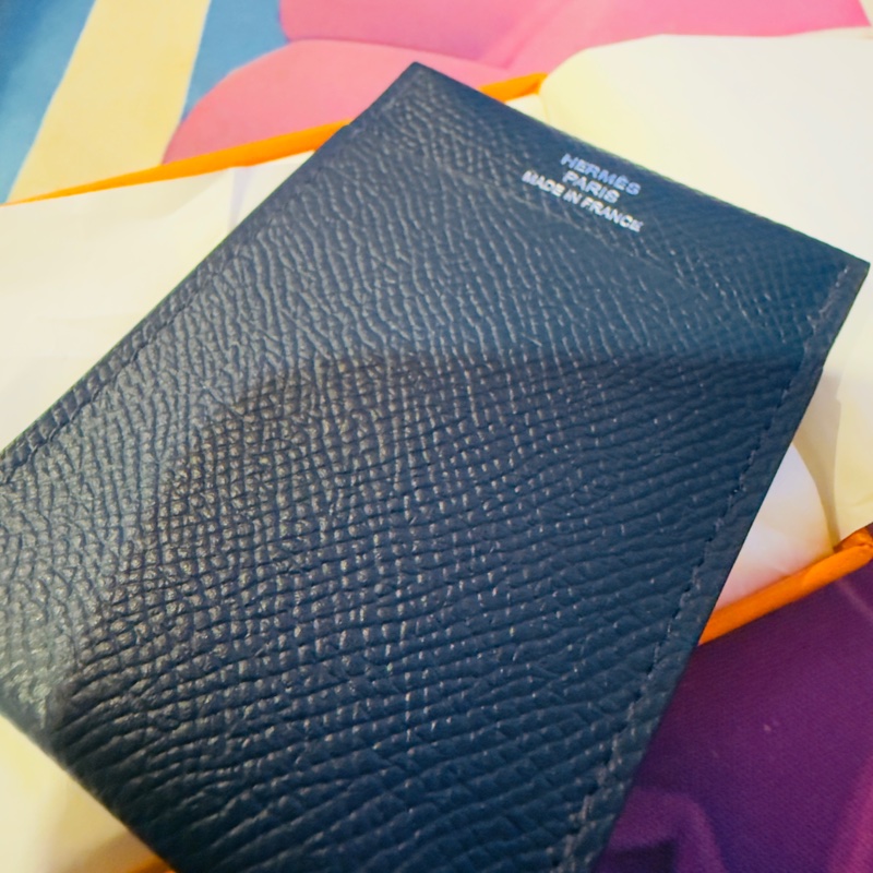 Hermès Hermes MC2 Gama Card Case Blue 名片夾-2