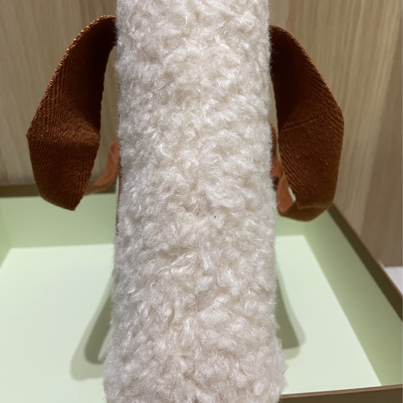 Chloe 經典品牌LOGO泰迪絨毛手提/肩背包(焦糖)-6