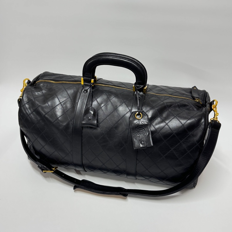 【極新|全平台唯一稀有】 Chanel 香奈兒 波士頓旅行袋 專櫃28萬!-8