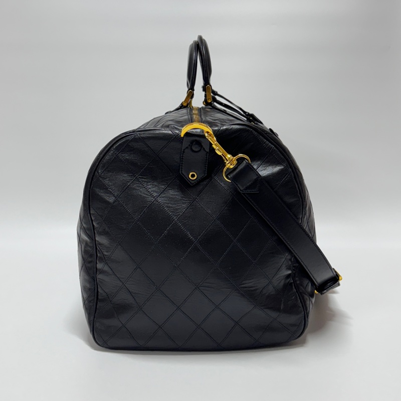 【極新|全平台唯一稀有】 Chanel 香奈兒 波士頓旅行袋 專櫃28萬!-10