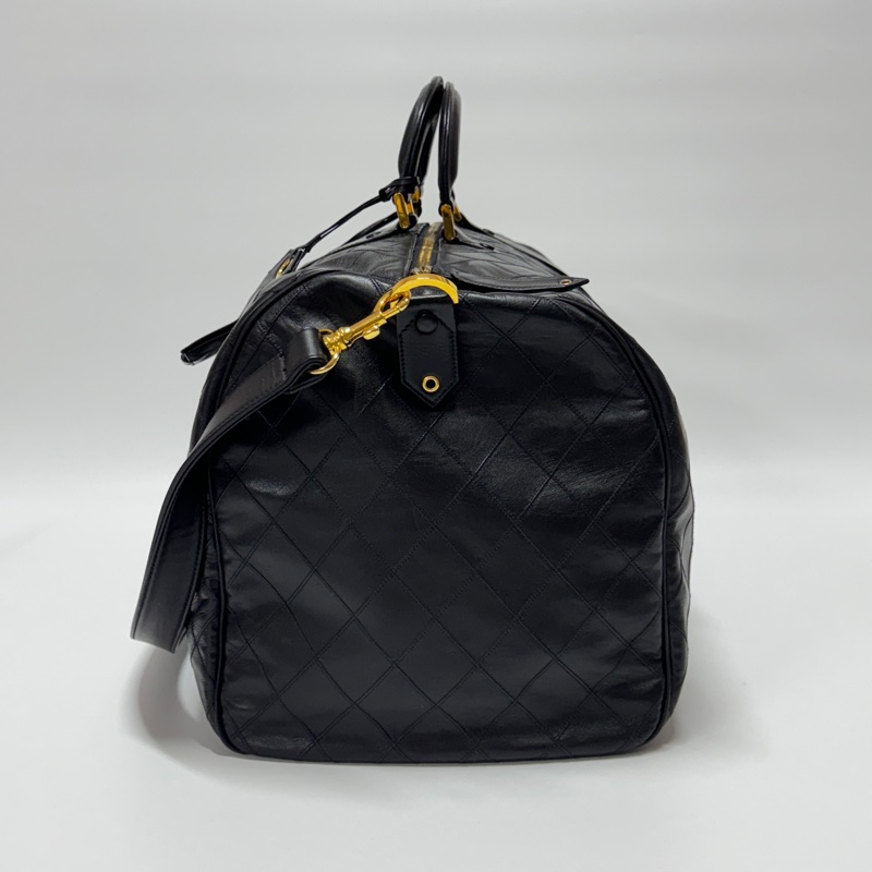 【極新|全平台唯一稀有】 Chanel 香奈兒 波士頓旅行袋 專櫃28萬!-11