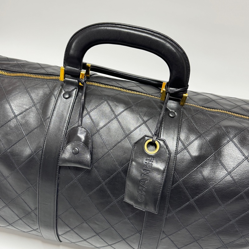 【極新|全平台唯一稀有】 Chanel 香奈兒 波士頓旅行袋 專櫃28萬!-19