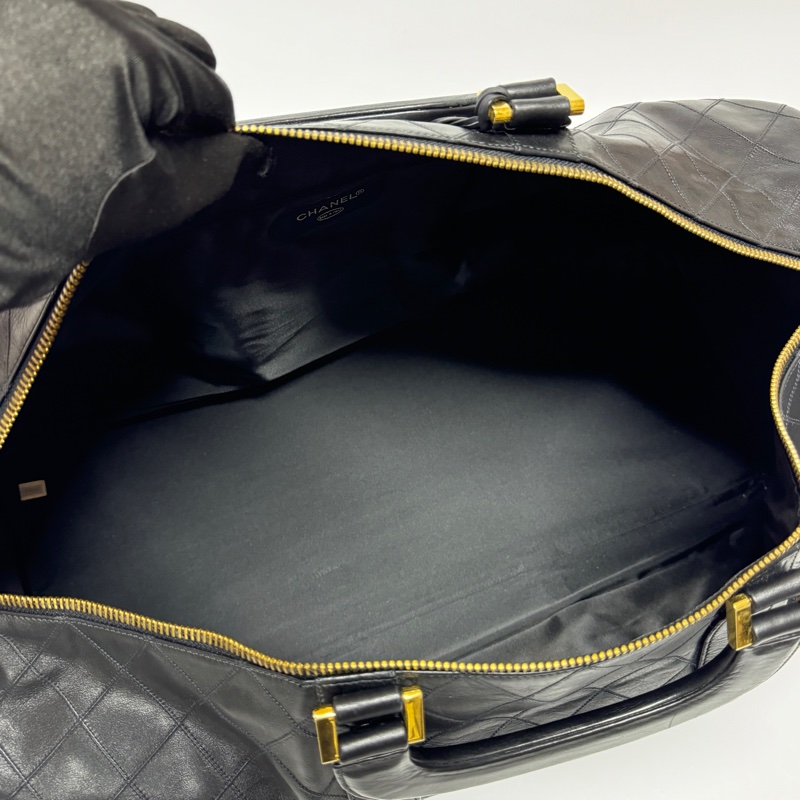 【極新|全平台唯一稀有】 Chanel 香奈兒 波士頓旅行袋 專櫃28萬!-23
