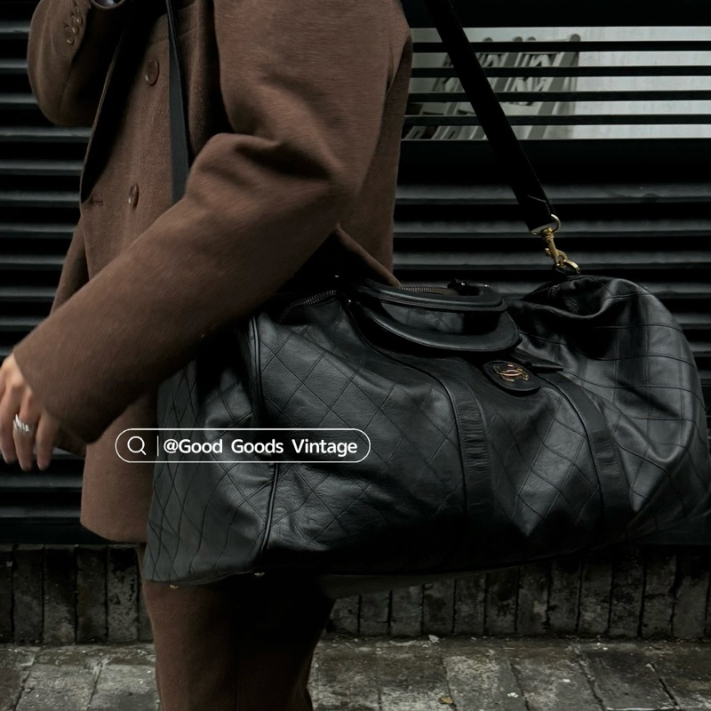 【極新|全平台唯一稀有】 Chanel 香奈兒 波士頓旅行袋 專櫃28萬!-39