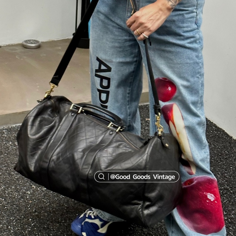 【極新|全平台唯一稀有】 Chanel 香奈兒 波士頓旅行袋 專櫃28萬!-41