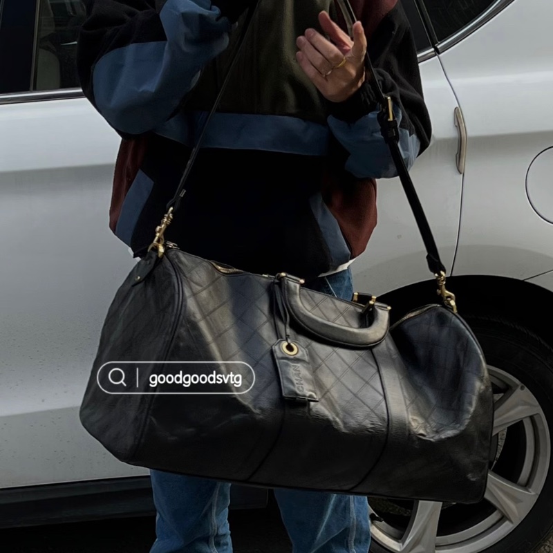 【極新|全平台唯一稀有】 Chanel 香奈兒 波士頓旅行袋 專櫃28萬!-43