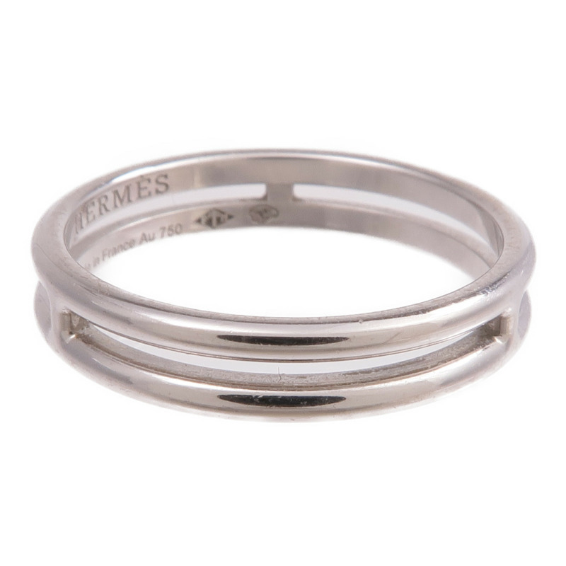 HERMES 18K白金Ariane Ring戒指US#6-3