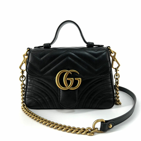 GUCCI GG Marmont迷你手提斜背包 547260