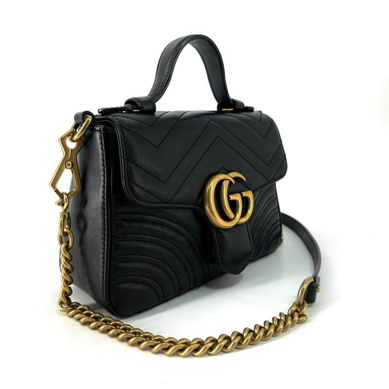 【包稅】GUCCI GG Marmont迷你手提斜背包 547260-1