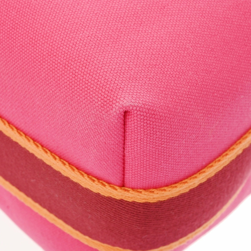 愛馬仕 (HERMES) Bride a 黑色 PM 芙蓉花小姐 100% 純棉手拿包,A 級,二手,Ginzo-5