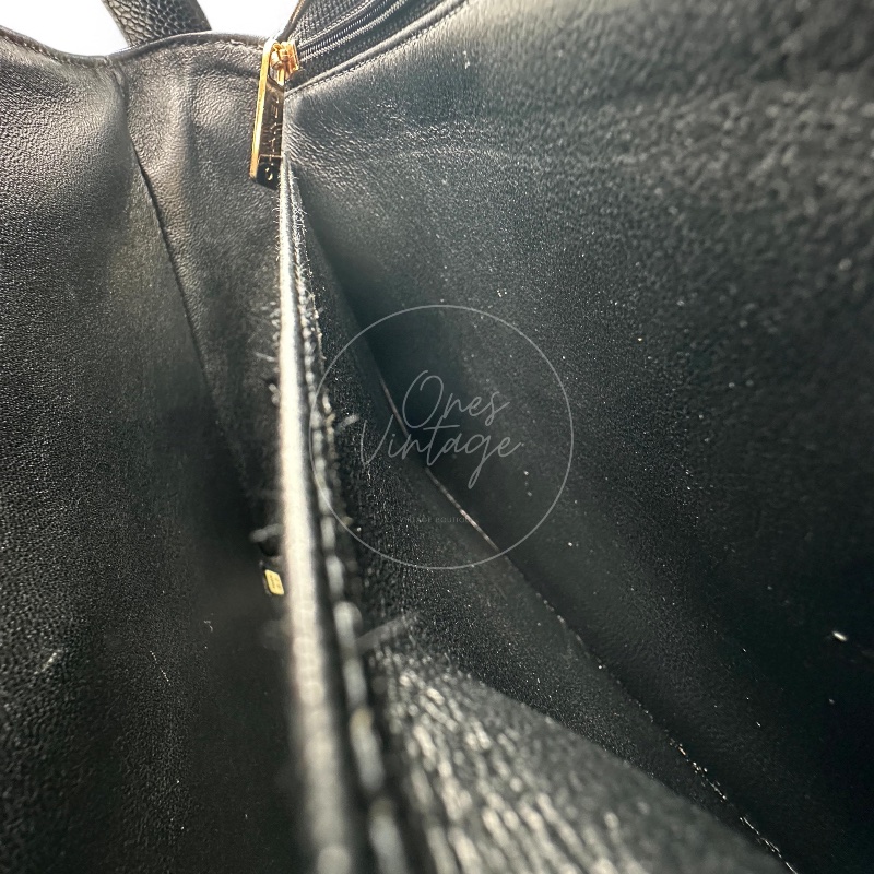 [Pre-owned] Chanel So Black Caviar Shoulder Bag-16