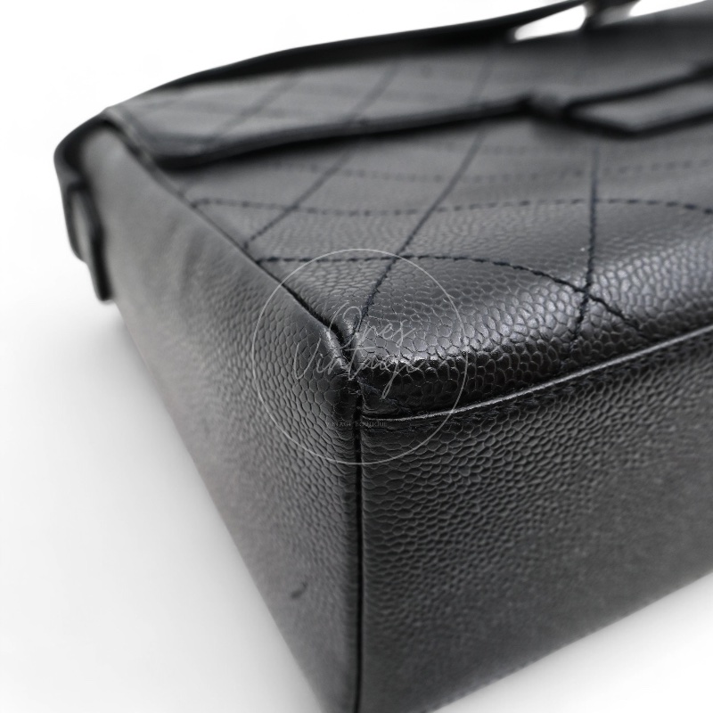 [Pre-owned] Chanel So Black Caviar Shoulder Bag-27