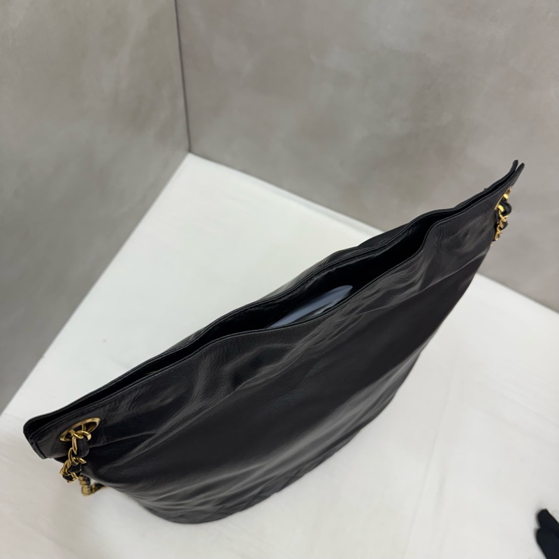 Chanel 小羊皮 鏈條包 vintage 中古 二手 容量大 現貨 出清特價-14