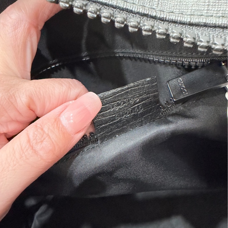 GUCCI pvc GG 壓紋 黑色 托特包 肩背包 斜背包 側背包 登機包 登機袋 購物袋 購物包-19