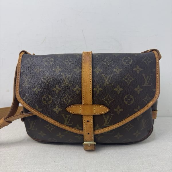 Louis Vuitton 經典老花 雙子星 馬鞍包 中古 vintage 特價出清-1