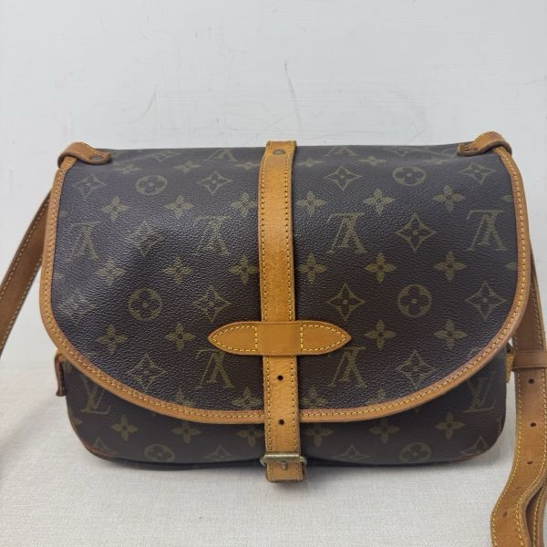 Louis Vuitton 經典老花 雙子星 馬鞍包 中古 vintage 特價出清-4