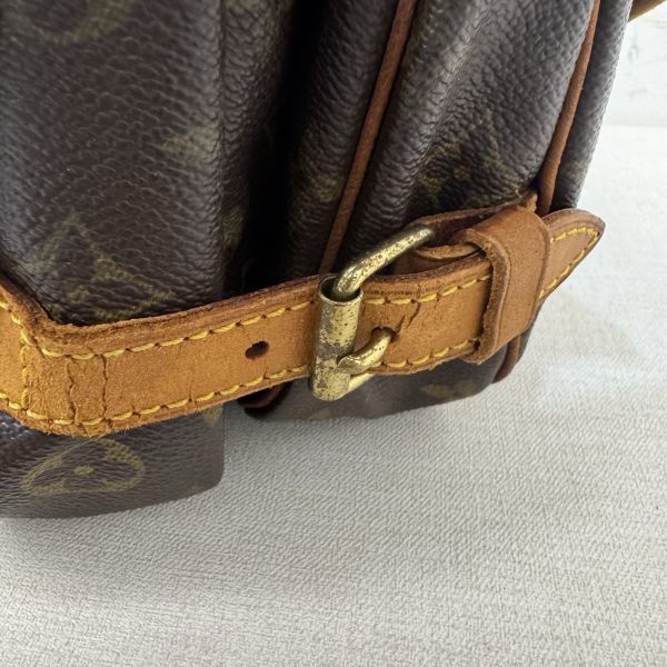 Louis Vuitton 經典老花 雙子星 馬鞍包 中古 vintage 特價出清-16