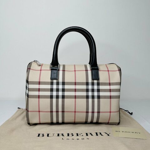 BURBERRY Nova經典格紋波士頓包
