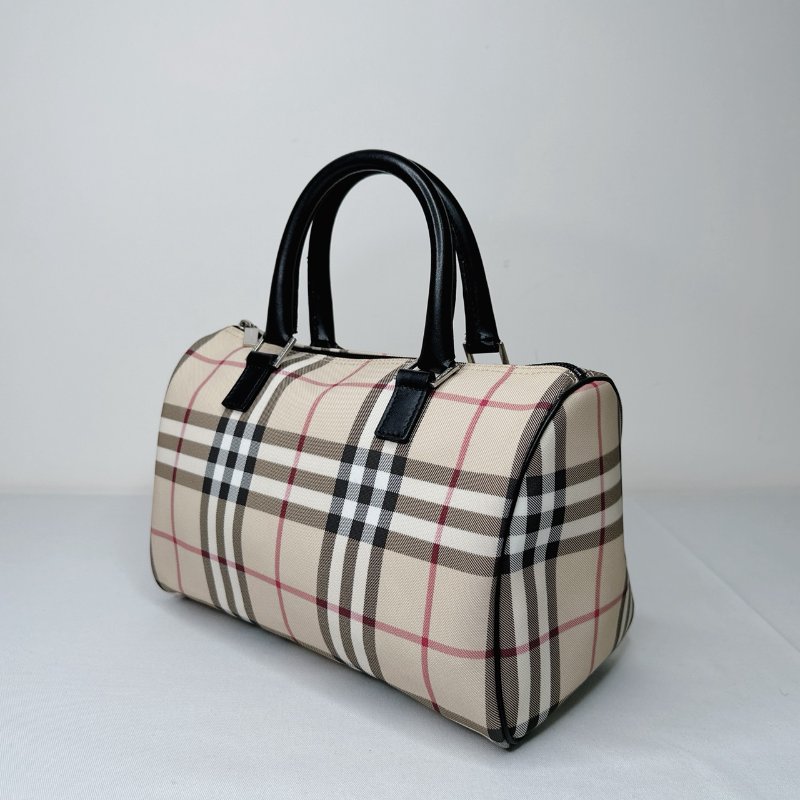BURBERRY Nova經典格紋波士頓包-2
