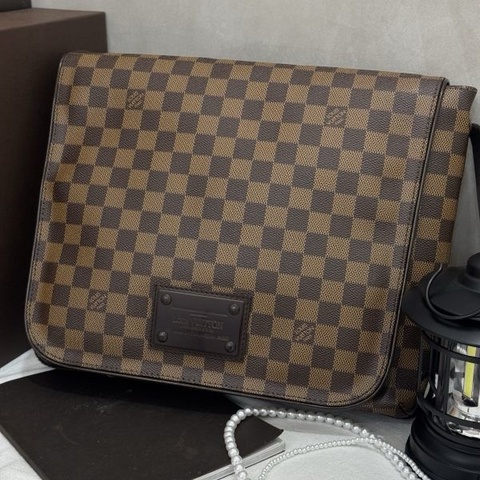Louis Vuitton Brooklyn GM 棋盤格郵差包 男女通用 vintage 二手 中古