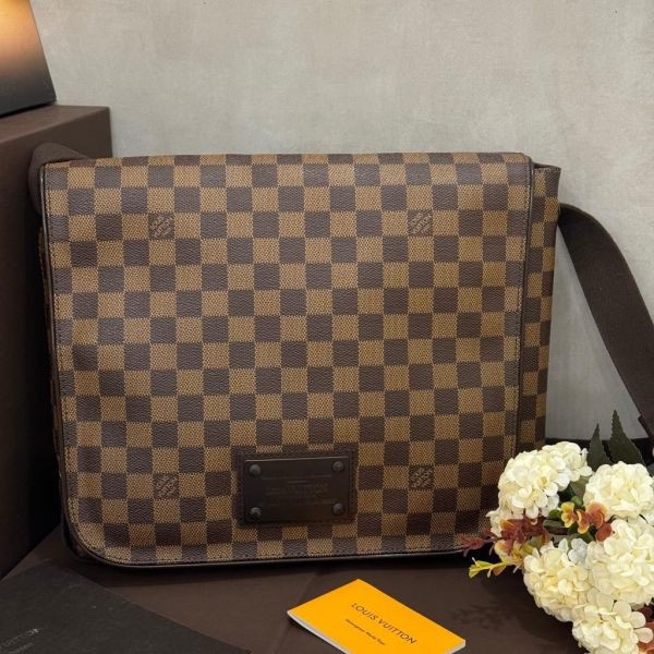 Louis Vuitton Brooklyn GM 棋盤格郵差包 男女通用 vintage 二手 中古-1