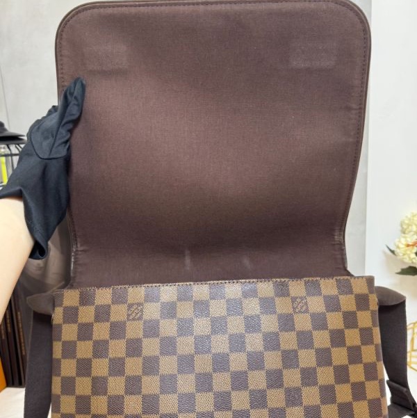 Louis Vuitton Brooklyn GM 棋盤格郵差包 男女通用 vintage 二手 中古-12