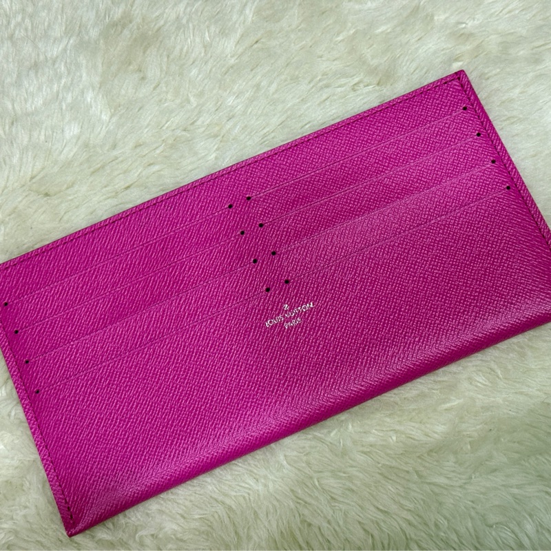 很新很新 未使用品✨ 質感好 容量夠的LV 很好用的扁長夾🏆全牛皮超耐用-0