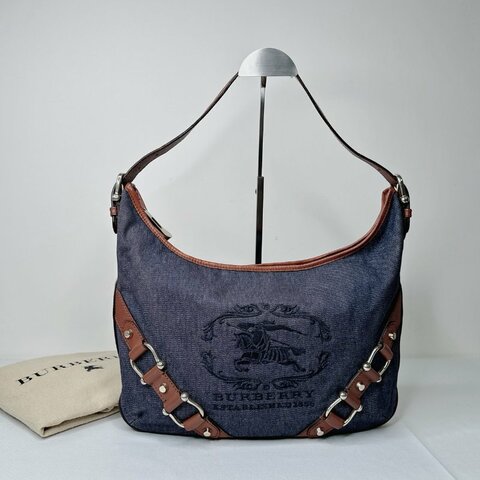 BURBERRY HOBO牛仔流浪包