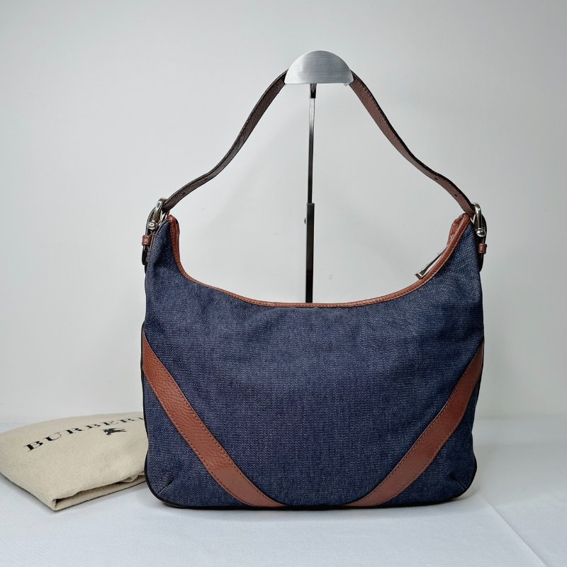 BURBERRY HOBO牛仔流浪包-1