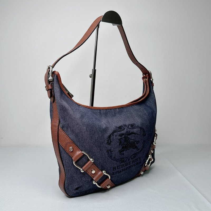 BURBERRY HOBO牛仔流浪包-3