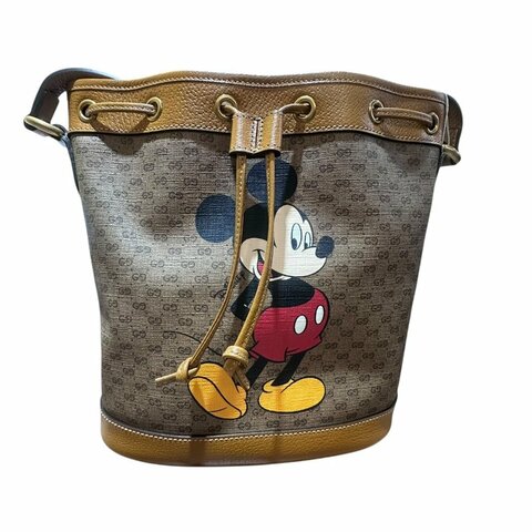 【美收精品】GUCCI米老鼠聯名水桶包 4-703